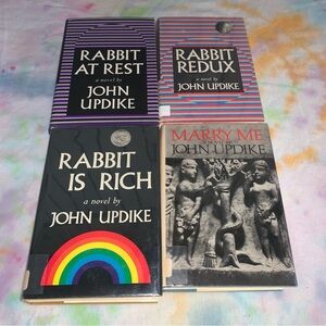 John Updike Book Lot Rabbit Redux Rabbit At Rest Rabbit Is Rich Marry Me